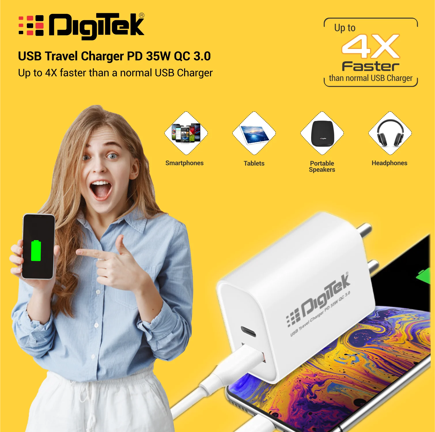 digitek travel charger qc 3.0 dmqc 030 1